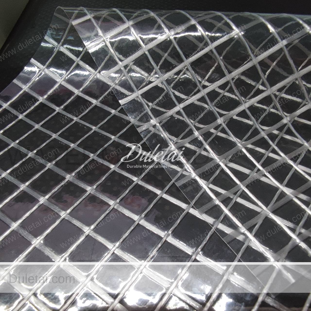 Transparent mesh tarpaulin clear type pvc laminated vinyl PVC mesh  transparent tarpaulin for file, bag, document