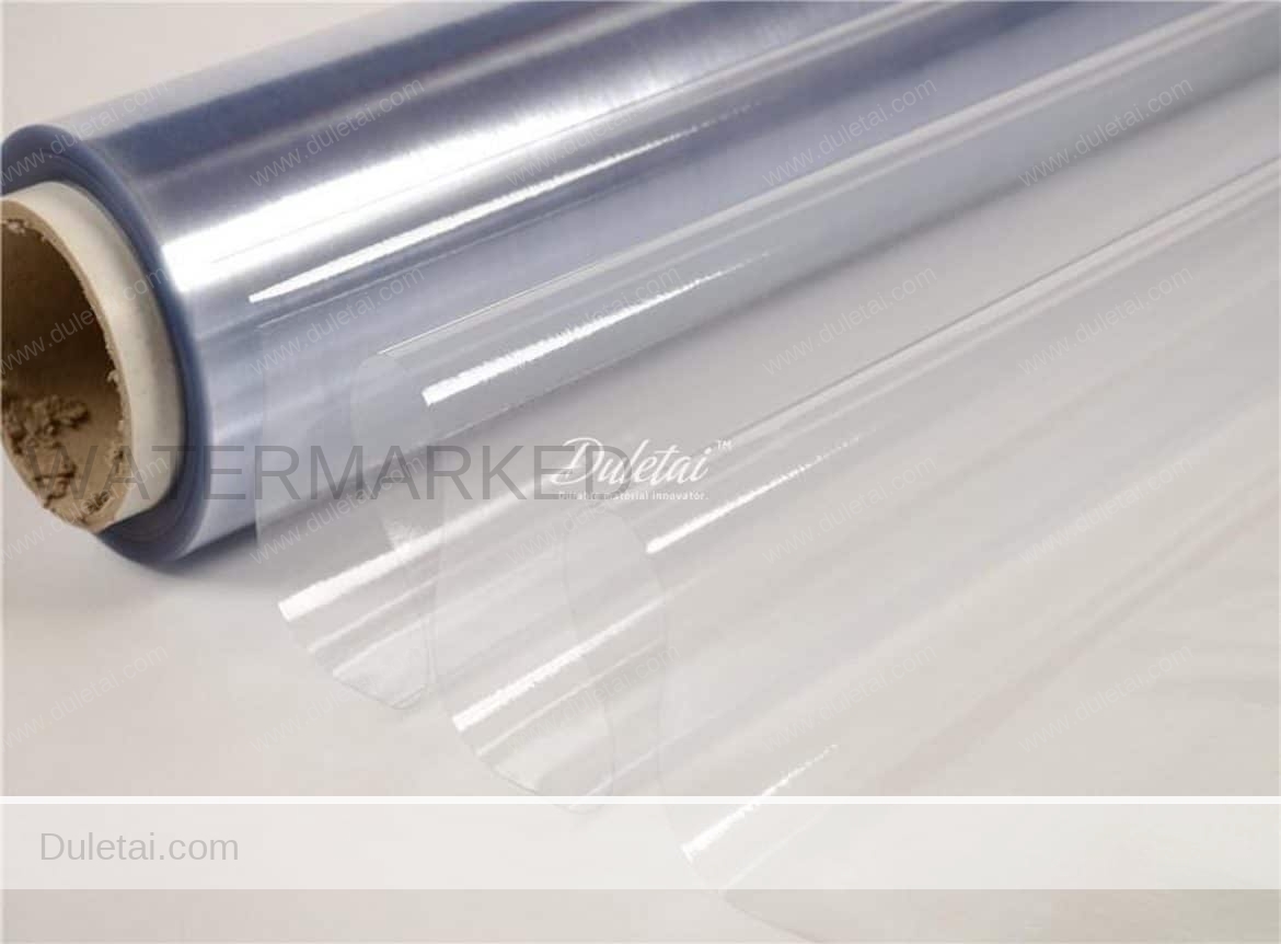 Clear vinyl film is light weight, easy to clean, water proof and durable.