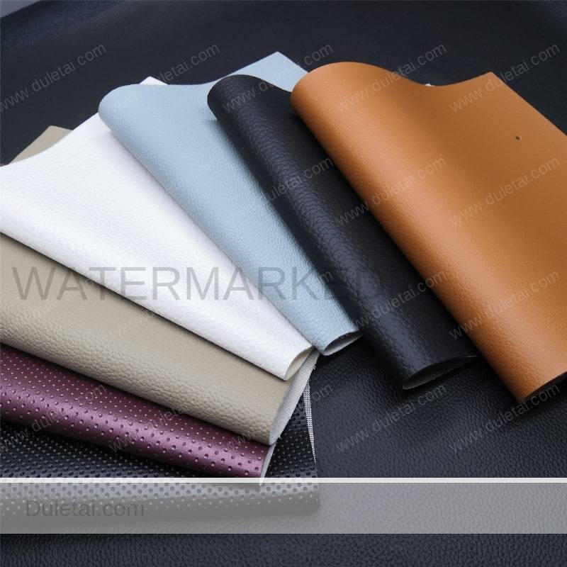 Semi Suede Faux Leather Vinyl With Matt Finish Fabric for 