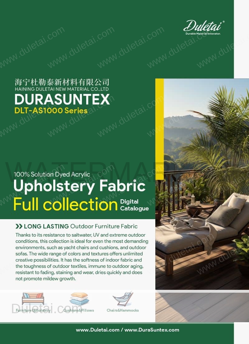 Outdoor upholstery Fabric
